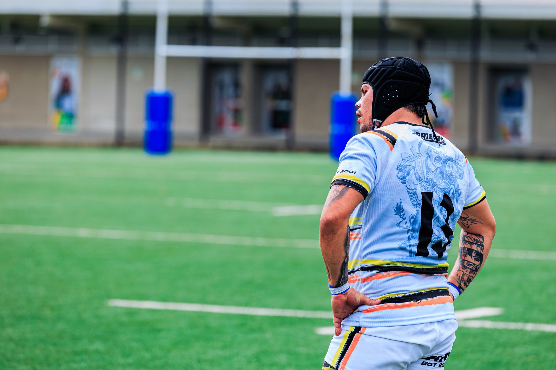 terrain de rugby, chronomètre