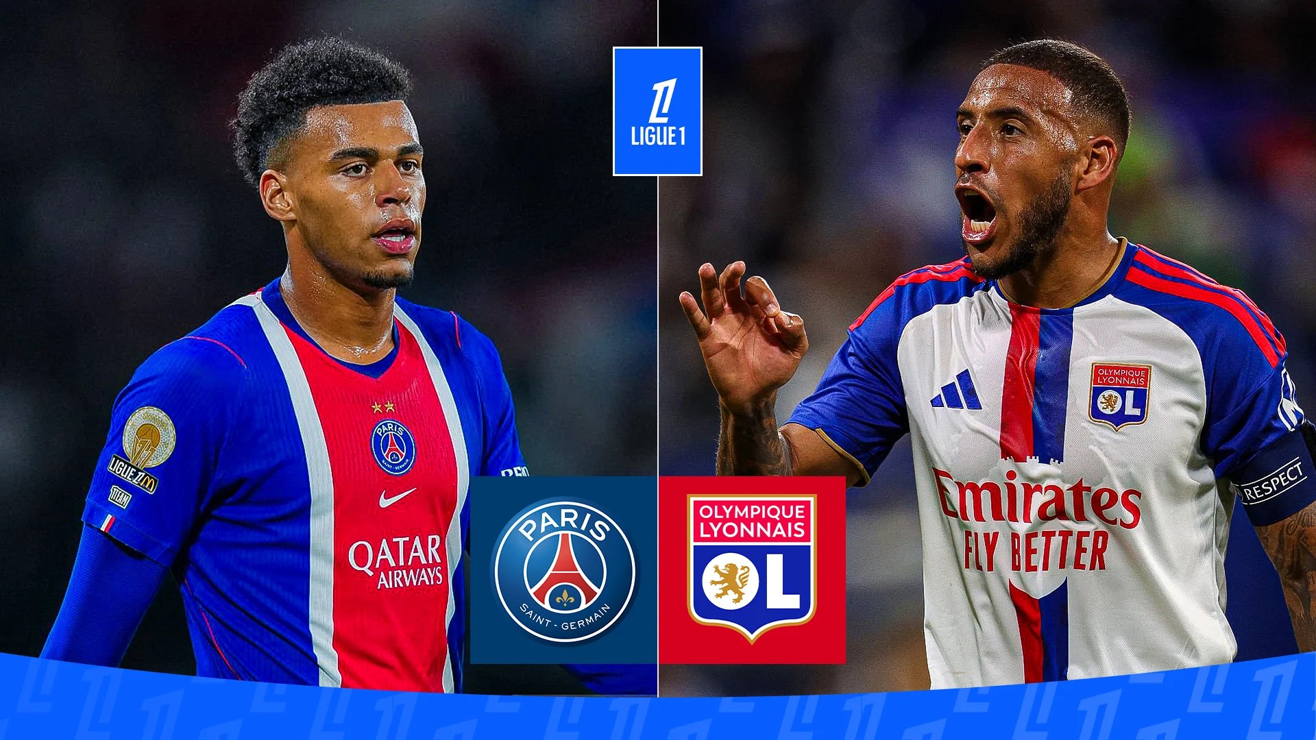 Maillot et supporters du Paris Saint-Germain FC au Parc des Princes