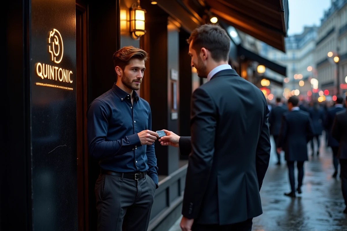 Groupe de seniors réunis pour une sortie Quintonic à Paris